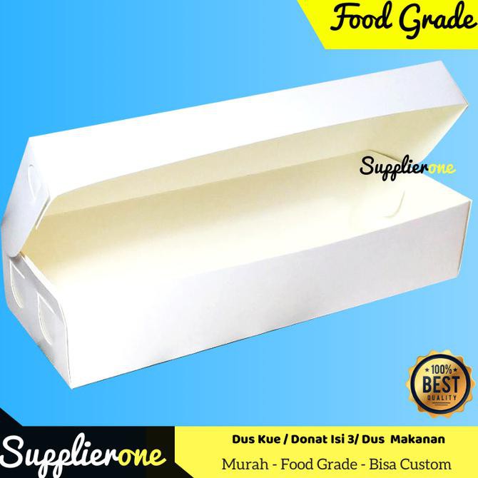 

BARU BOX KUE/ DUS KUE / BOX DONAT / BOX BANDENG / DUS DONAT ISI 3