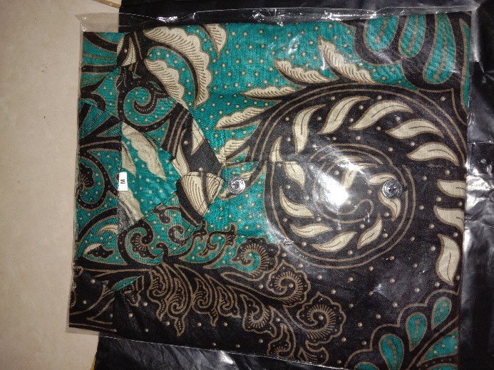 Tey-17 Batik Wanita Asj Sa Hrb026 Kenongo Kemeja Tosca Pendek