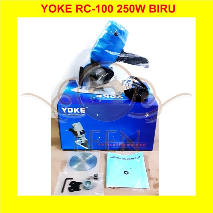 YOKE RC-100 RS-100 250W Mesin Potong Octa Bahan Kain Portable LEEN