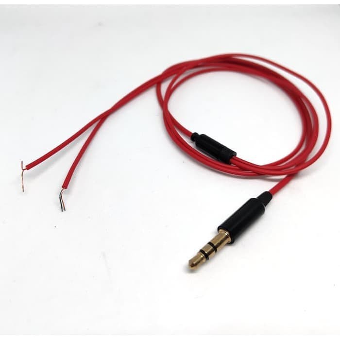 TPE Short Earphone Cable Replacement Kabel Pendek 65cm