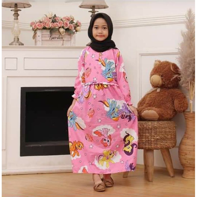 GAMIS KATUN ANAK USIA 5-7 TAHUN