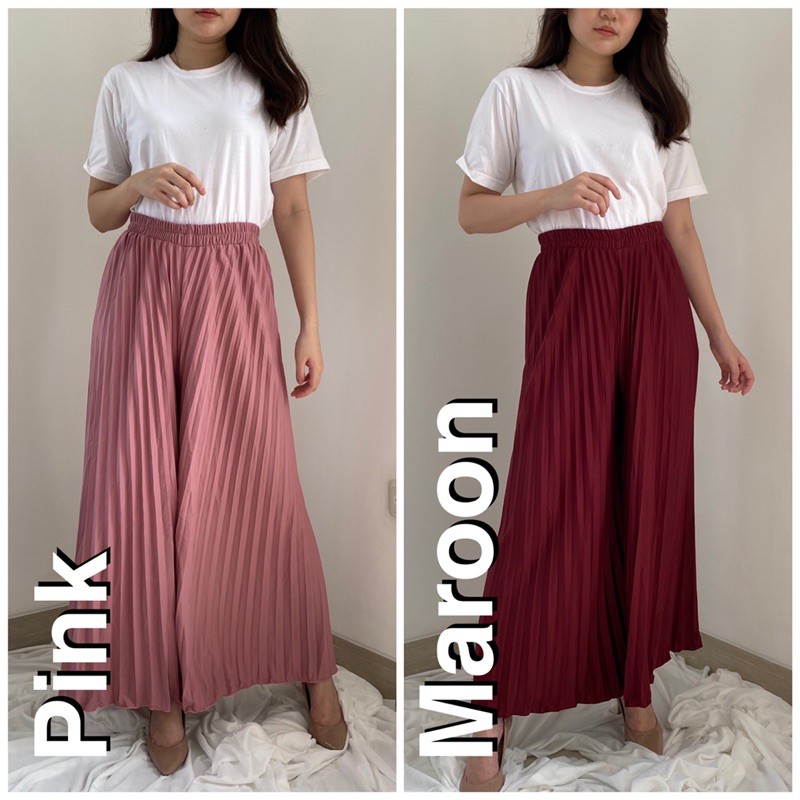 CALLA - KULOT PLISKET PREMIUM MURAH BAHAN HYGET