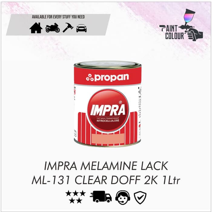 IMPRA Ml-131 CLEAR DOF MELAMINE LACK 2 KOMPONEN 1 LITER