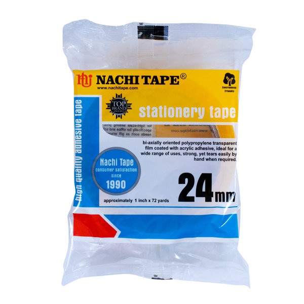 

Solasi Isolasi Selotip Solatip NACHI TAPE 24MM ISI 6 ROL