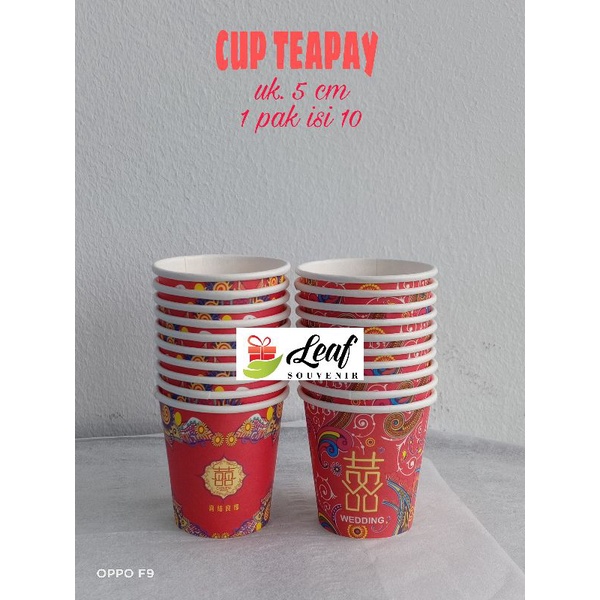 Paper Cup Gelas Kertas Sekali Pakai Utk Teapai Teapay Phangte Phangtea Wedding Day Shopee 6207