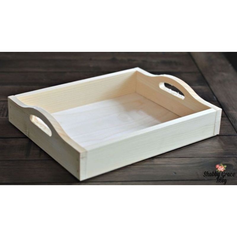 WOODEN TRAY / NAMPAN KAYU / NAMPAN / KOTAK HANTARAN / KOTAK SESERAHAN / HANTARAN KAYU / HANTARAN SES