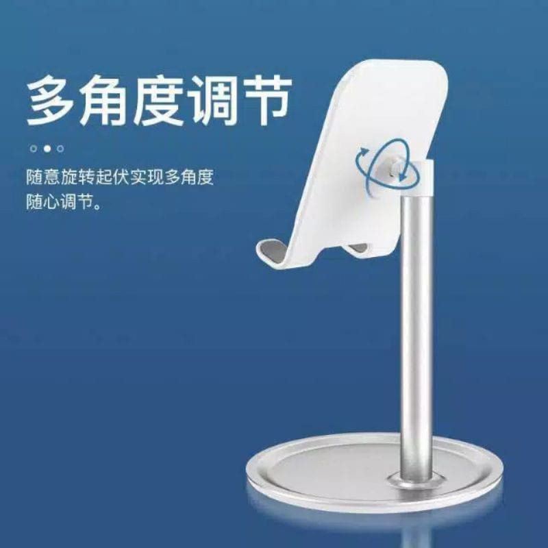 Holder Stand Folding Desktop/Tatakan/Holder Handphone Metal Alloy