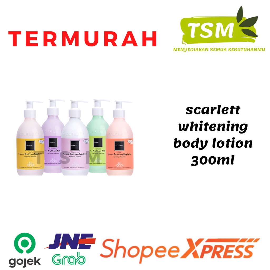 scarlett whitening body lotion 300ml