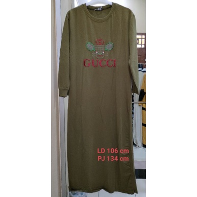 Dress/Gamis bahan kaos premium