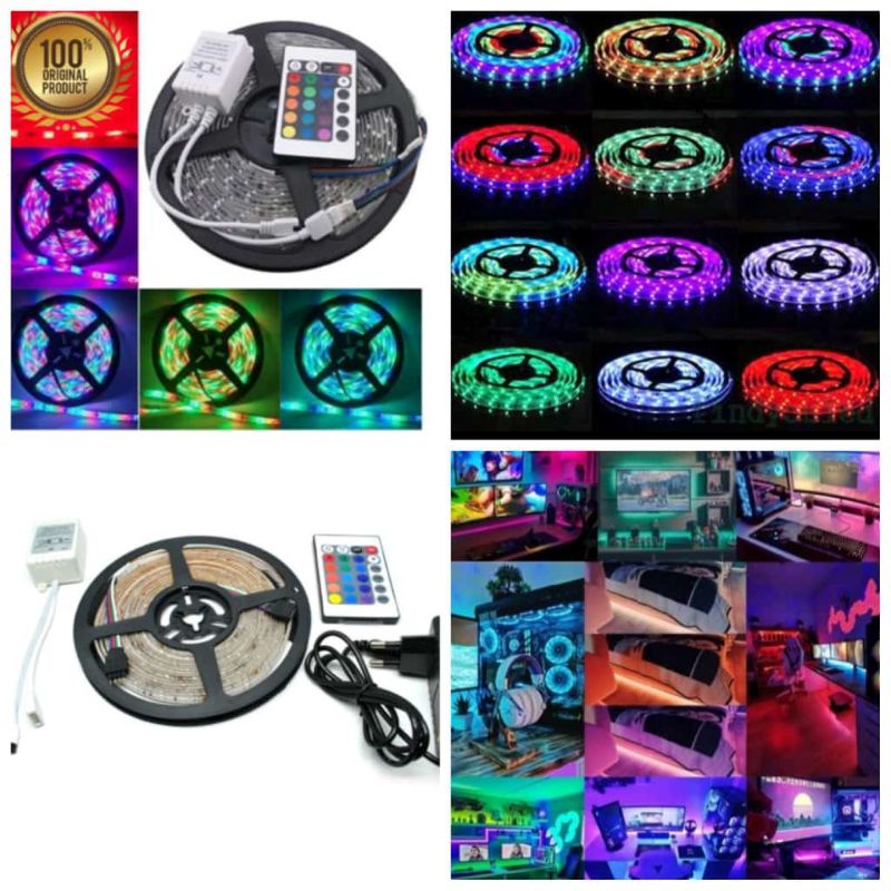 lampu LED roll 5 meter banyak warna