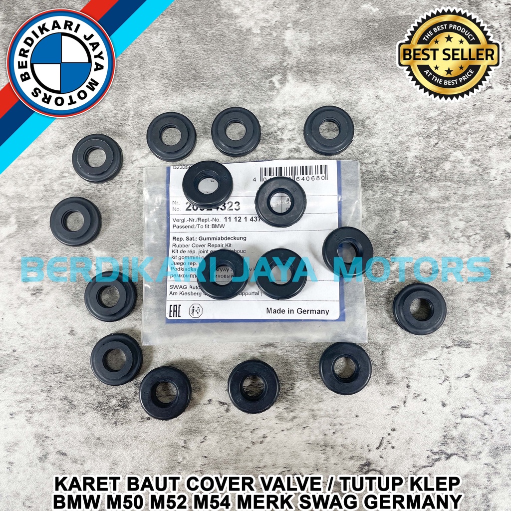 Jual SEAL KARET BAUT COVER VALVE TUTUP KLEP BMW M50 M52 M54 MERK SWAG