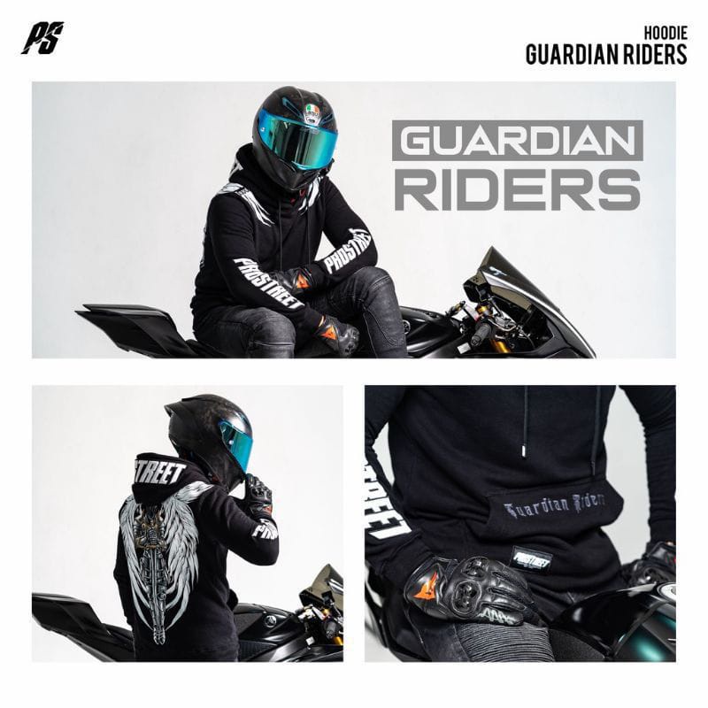 Jaket HOODIE SUNMORI PROSTREET GUARDIAN RIDERS KUALITAS TERBAIK PROSTREET BLACK SKULL BLACK EDITION/Jaket Sweater Prostreet Hoodie Prostreet Jaket Prostreet Premium Ronin Rider Samurai Original/Bisa Bayar DiTempat/Hoodie Pria PROSTREET Sayap Terbaru