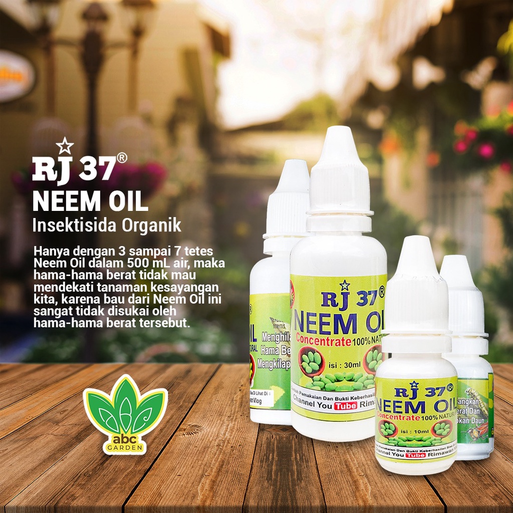 RJ 37 Neem Oil Insektisida Organik Usir Hama Semut, Kutu, Ulat, Lalat dll