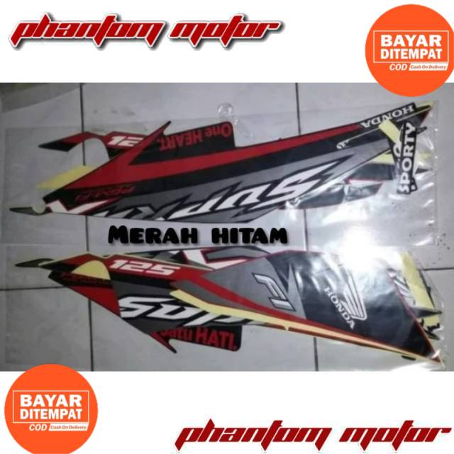 STRIPING LIS STIKER SUPRA X 125 FI 2016