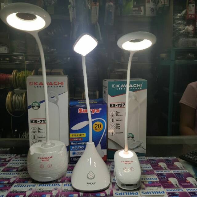 Lampu belajar LED layar sentuh KAWACHI & SURYA