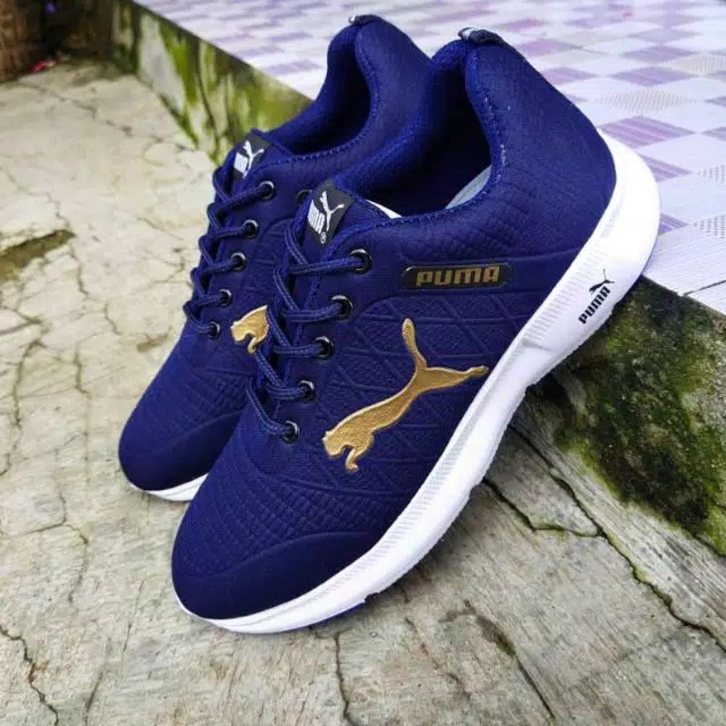 sepatu Sport navy casual sneakers pria dewasa original model terbaru gaya kekinian anak muda 2022 Sneakers / sepatu jalan jalan pria / sekolah