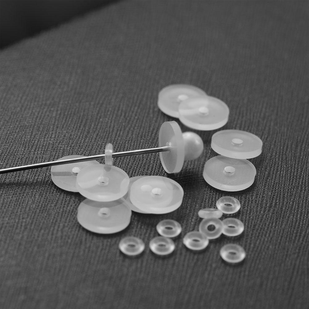 Preva Piercing Healing Silicone Discs Lumps Discs Dengan Cincin Bulat Untuk Tulang Rawan Hidung Telinga Anti Melorot