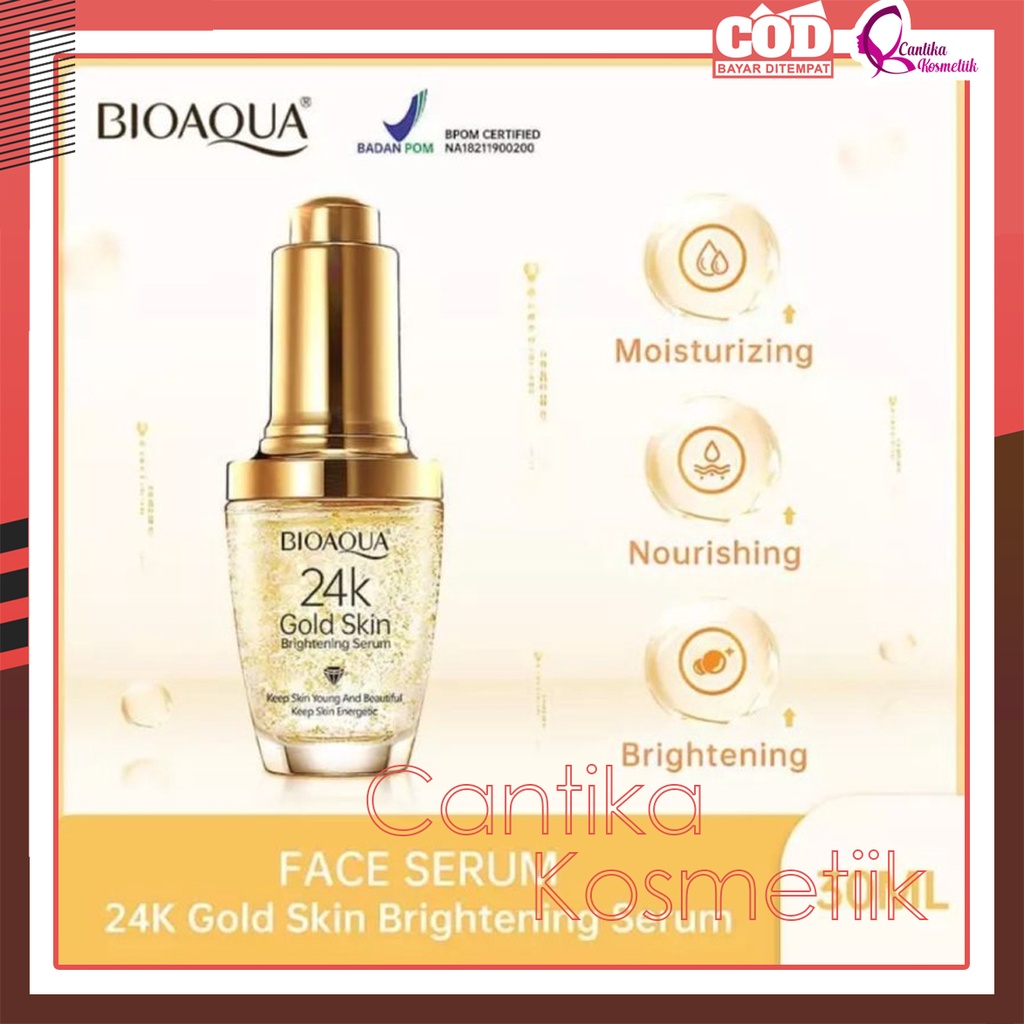 Jual BIOAQUA GOLD SERUM 24K 30 ML BPOM Shopee Indonesia