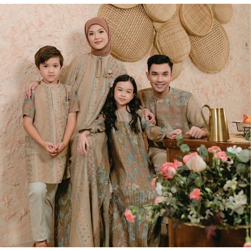 KINA SET FAMILLY DRESS KOKO DEWASA KIDS MUDA OFFICIAL MUDAOFFICIAL