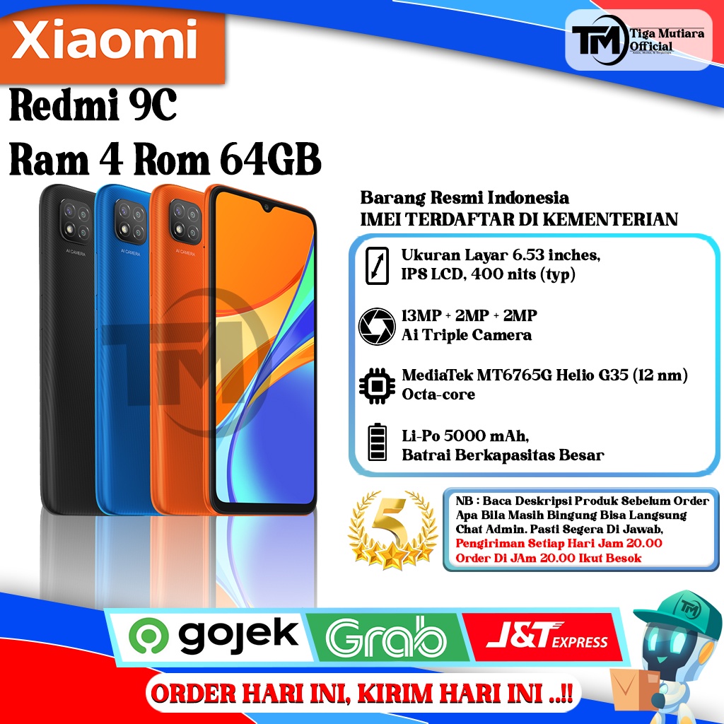 Xiaomi Redmi 9c Ram 4 Rom 64Gb-0