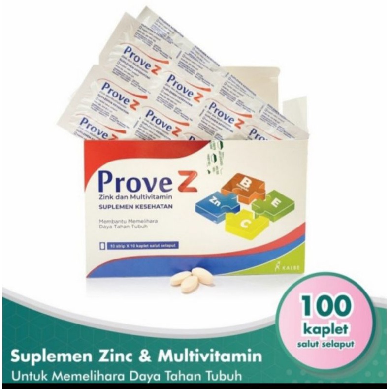 Prove Z Zinc Multivitamin C Z E B1 B6 B12 Kalbe Vitamin / Dus