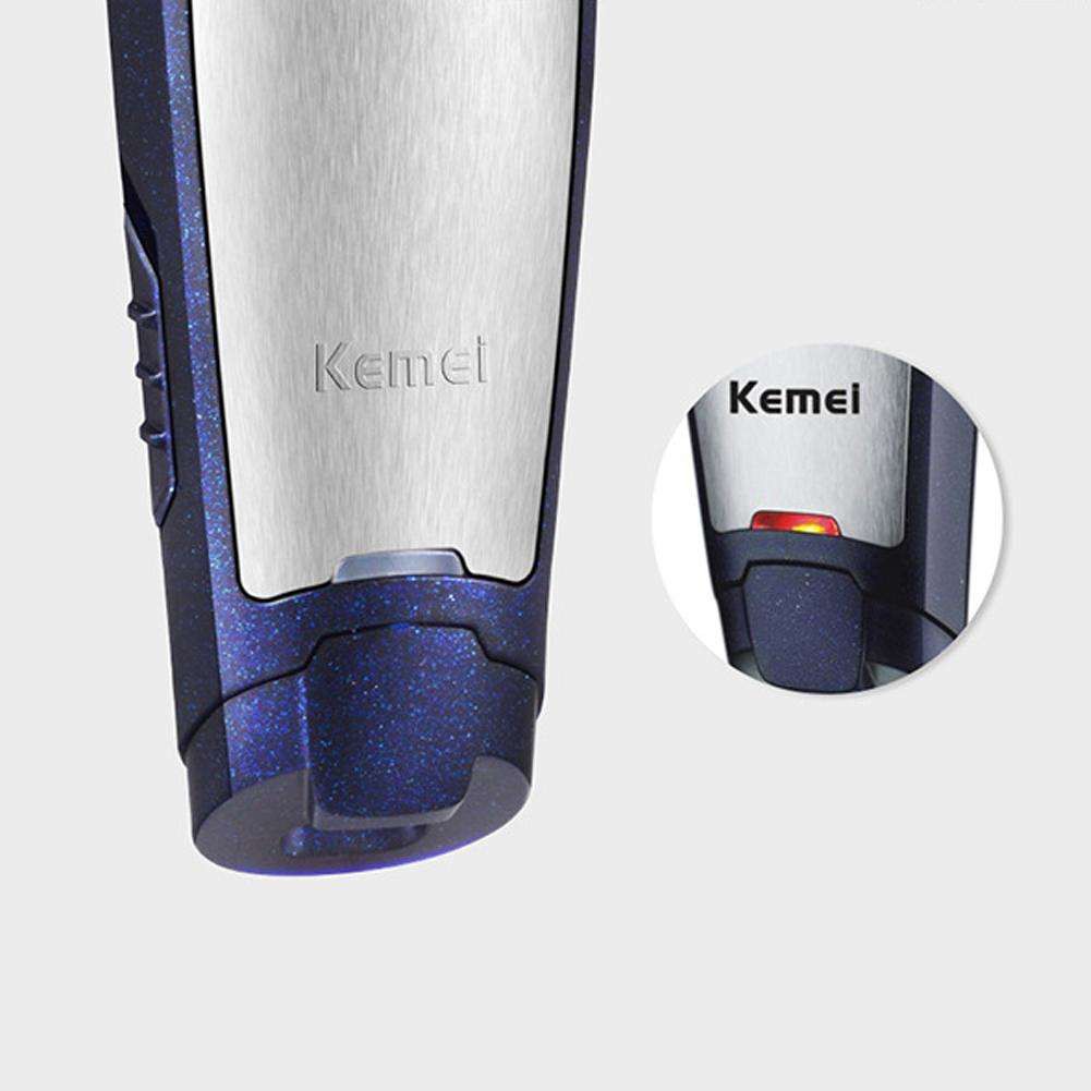 Kemei Trimmer Alat Cukur Rambut KM-5021 Cordless Clipper Pencukur Kumis Jenggot Cas