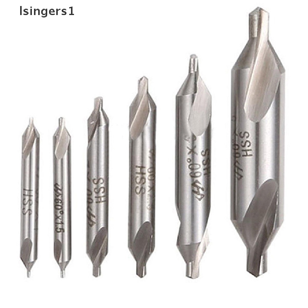 (lsingers1) 6pcs / Set Mata Bor Countersink HSS Untuk Mesin Bubut