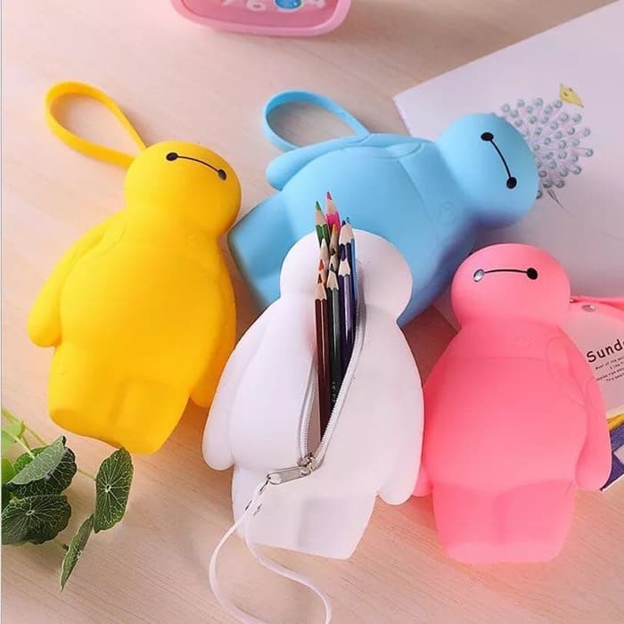

tempat kotak pensil / pencil case silikon baymax -