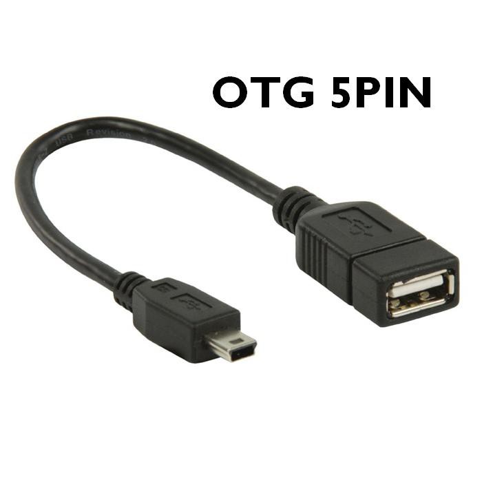 Trend-Universal Kabel OTG 5 Pin To Female USB - Hitam