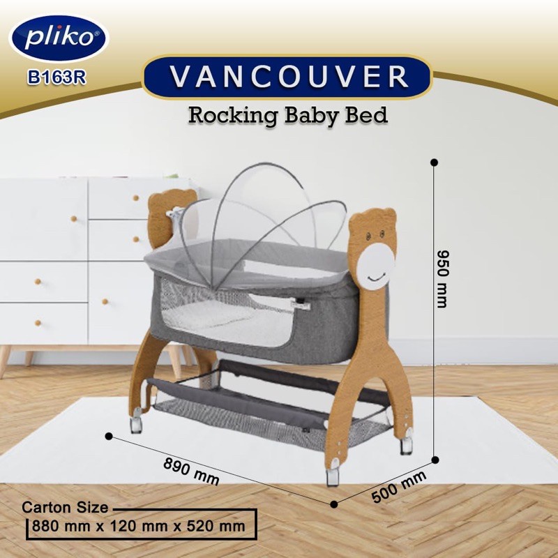 Pliko Vancouver Rocking Baby Box B163R / Baby Box Pliko Vancouver