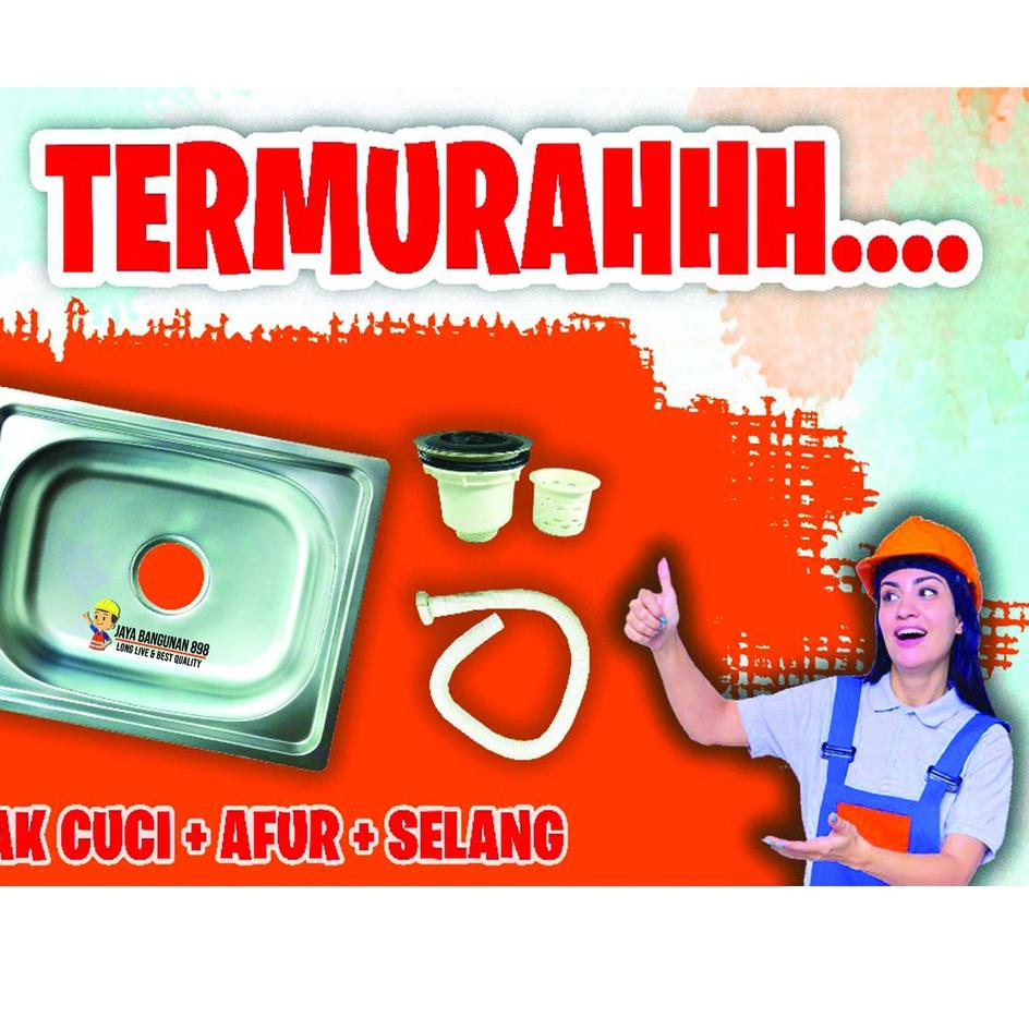 Update BAK CUCI PIRING STAINLESS / SINK CUCI PIRING / BAK CUCI PIRING 1 LUBANG / BAK CUCI PIRING  AF