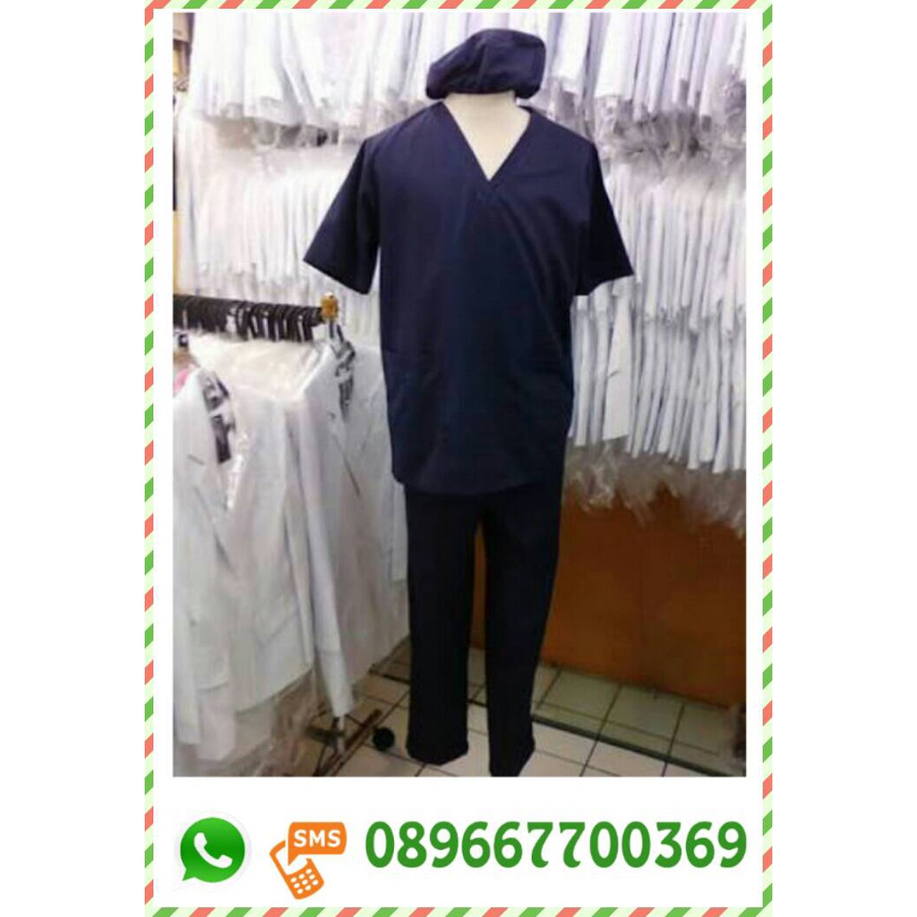 PROMO Baju OK/ Baju Operasi/ Baju Jaga Dua Saudara Lengan Pendek murah