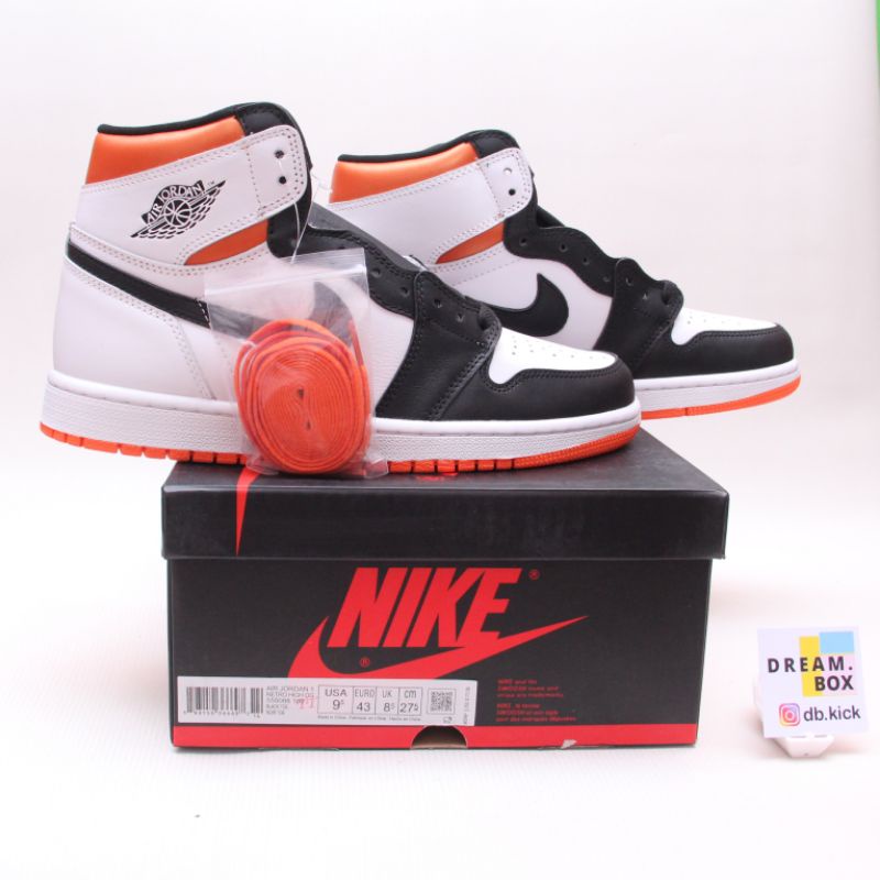 AIR JORDAN HIGH ELECTRO ORANGE ORIGINAL MATERIAL 100%