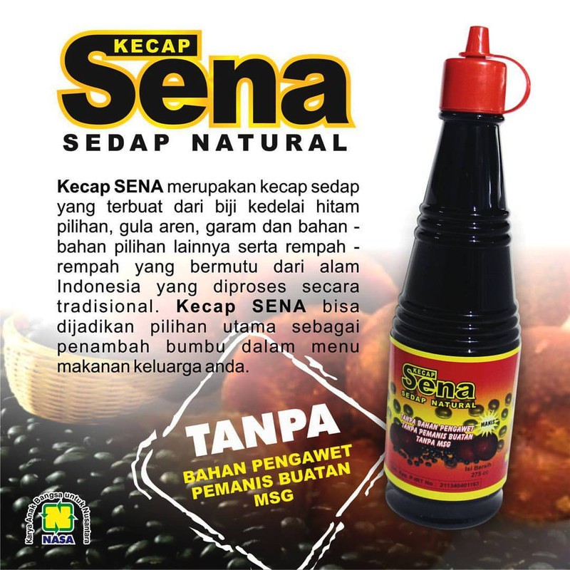 

Kecap Sena - Kecap Sedap Natural Tanpa Bahan Pengawet