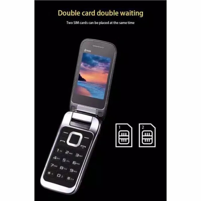 Handphone Samsung Lipat GT C3592 Hitam HP Samsung jadul Samsung Murah