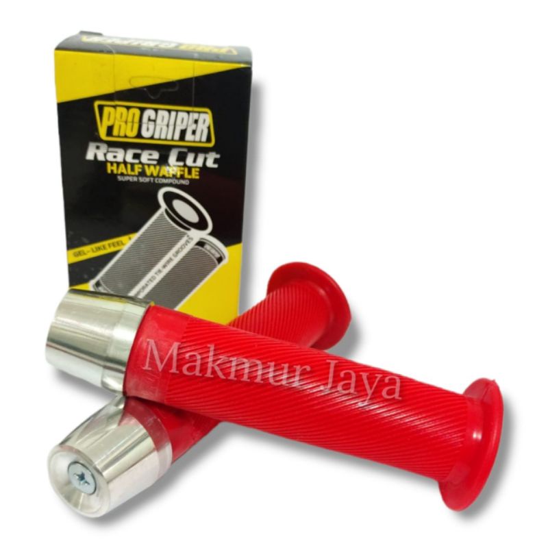 Handgrip Sarung Gas Bulu Protaper Warna+Jalu Stang Model Satria Fu Chrome Universal All Motor