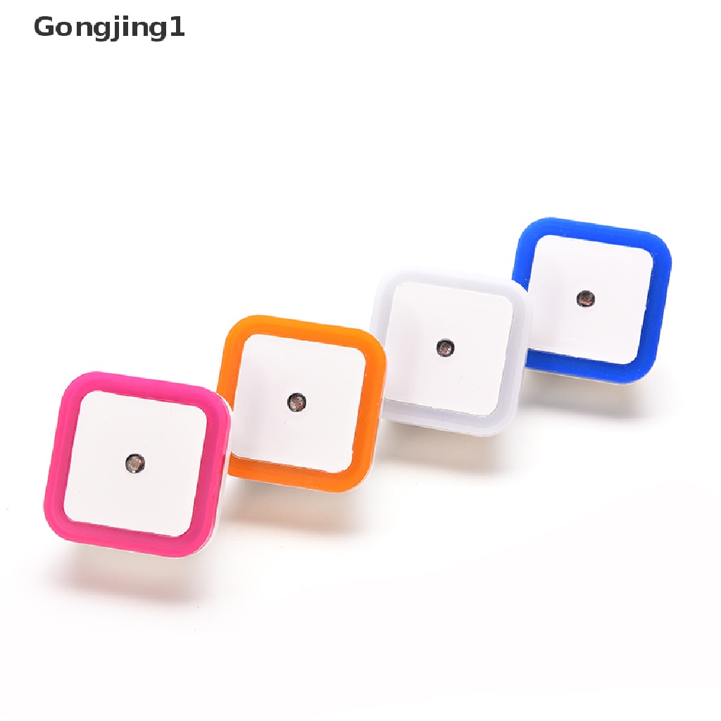 Gongjing1 Lampu Malam LED Dengan Sensor Induksi Otomatis Plug US Untuk Kamar Tidur