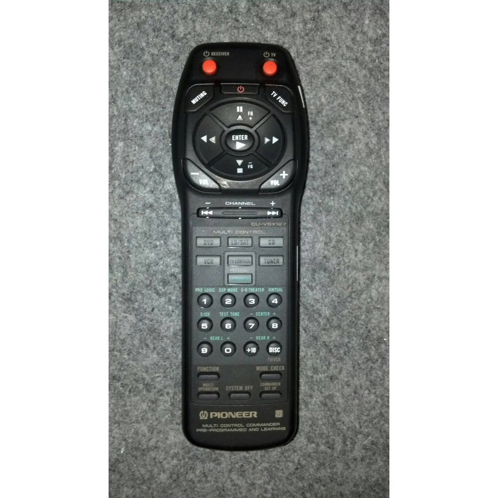 REMOTE DVD HOME THEATER COMPO PIONEER CU-VSX127 ORIGINAL