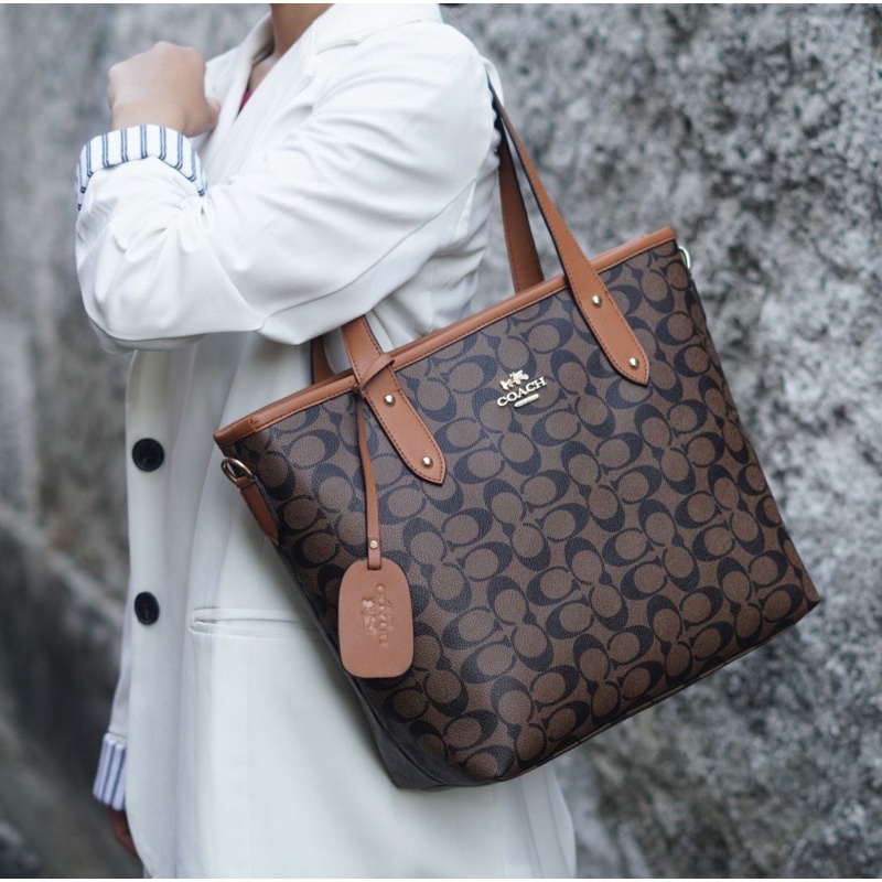 Tas Kerja Kuliah Wanita Totebag Tote Bag Ibu Ibu Emak Emak Kondangan Motif Branded Elegan Simple Can