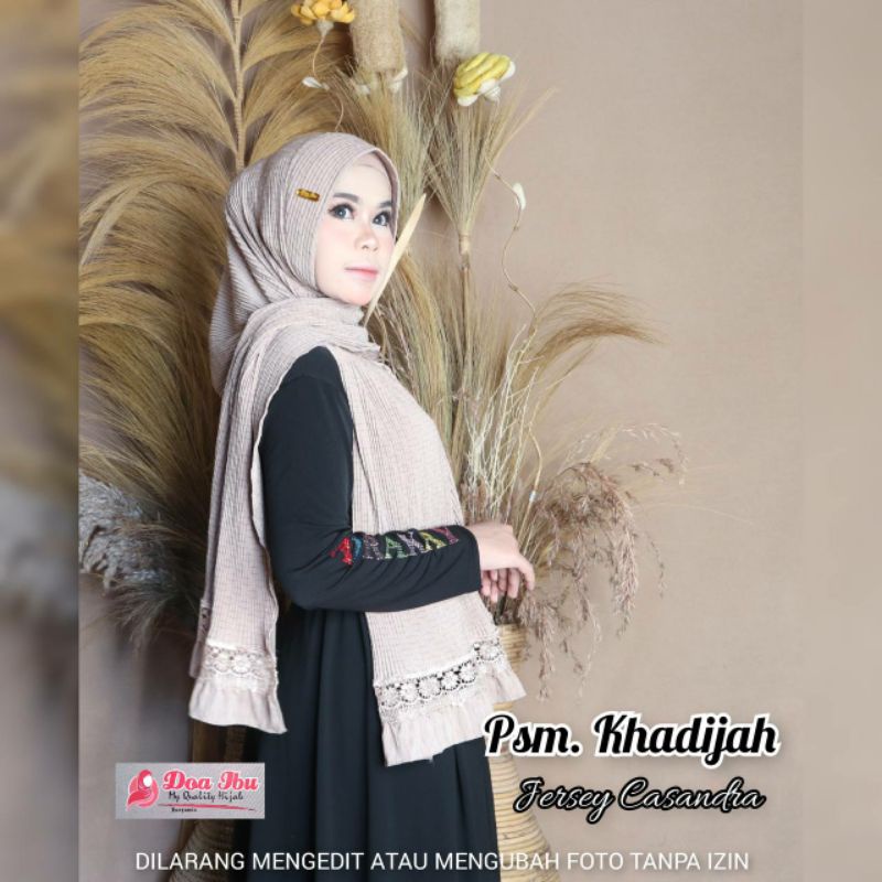 Pashmina Khadijah ori Doa Ibu Hijab