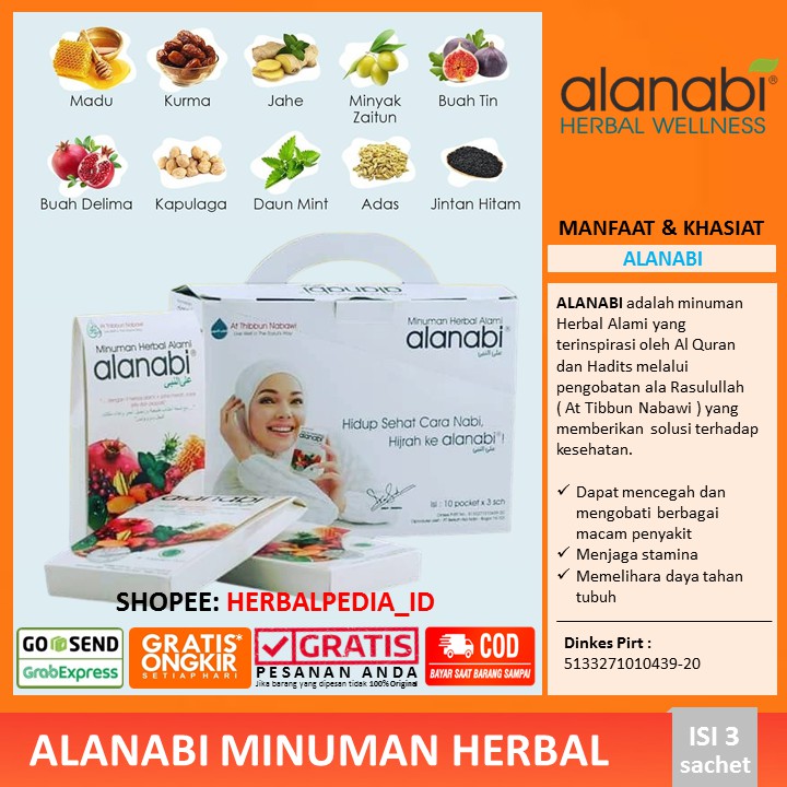 

Minuman Herbal Sehat Alami ALANABI - Madu Sachet, Minuman Sachet / Saset