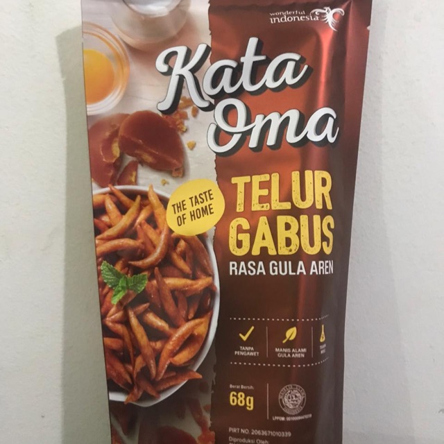 Telor gabus Kata Oma