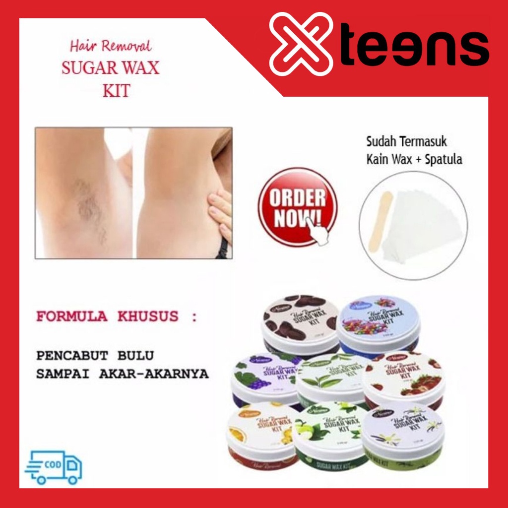 SUGAR WAX WAXING KIT / PENGHILANG BULU RAMBUT KETIAK KAKI TANGAN PERMANEN RANDOM ORIGINAL