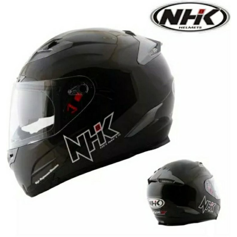 NHK RX 9 Helm Full Face Double Visor - Solid Gunmet
