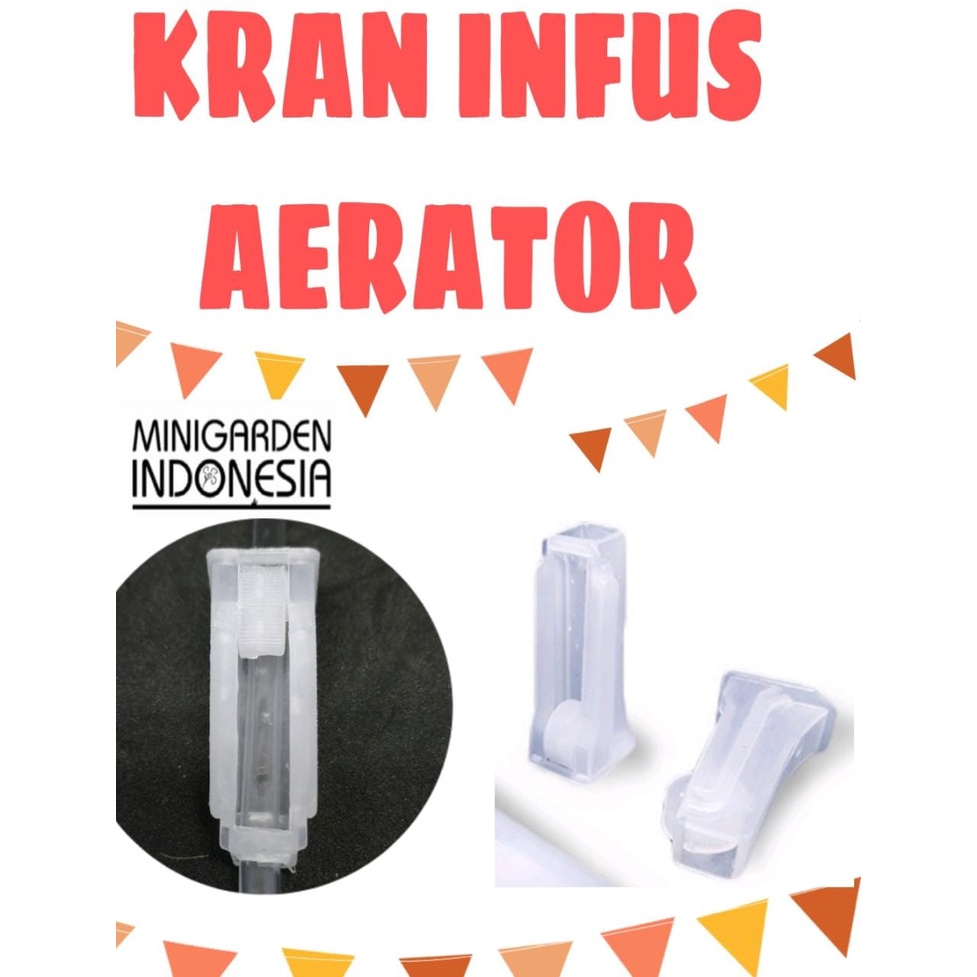 KRAN INFUS SELANG AERATOR AQUARIUM KERAN PENGATUR CO2 SELANG AQUASCAPE