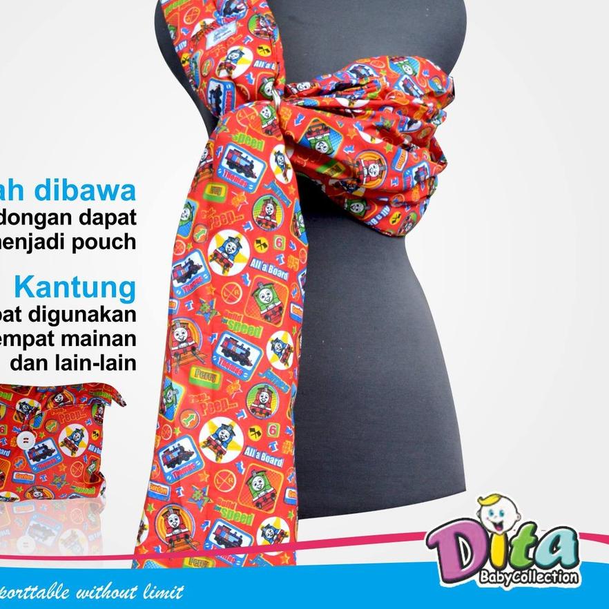 ➥ Gendongan Ringsling Tanpa Busa , Gendongan Samping Bayi , Gendongan Sling Anak , Geos , Ring Sling