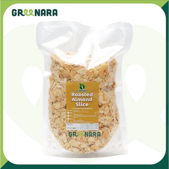 

Roasted Almond Slice 1kg / Almond Slice Panggang 1 kg