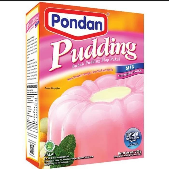 PONDAN PUDING MASAK STRAWBERRY 200 GRAM