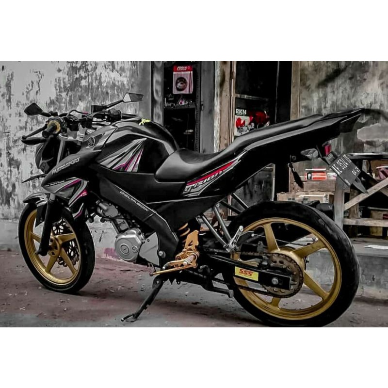 Stang rzr Setang RZR +RESER+STABILISER pnp Satria fu,Vixion,Cb150r,Tiger,MP,Rxking