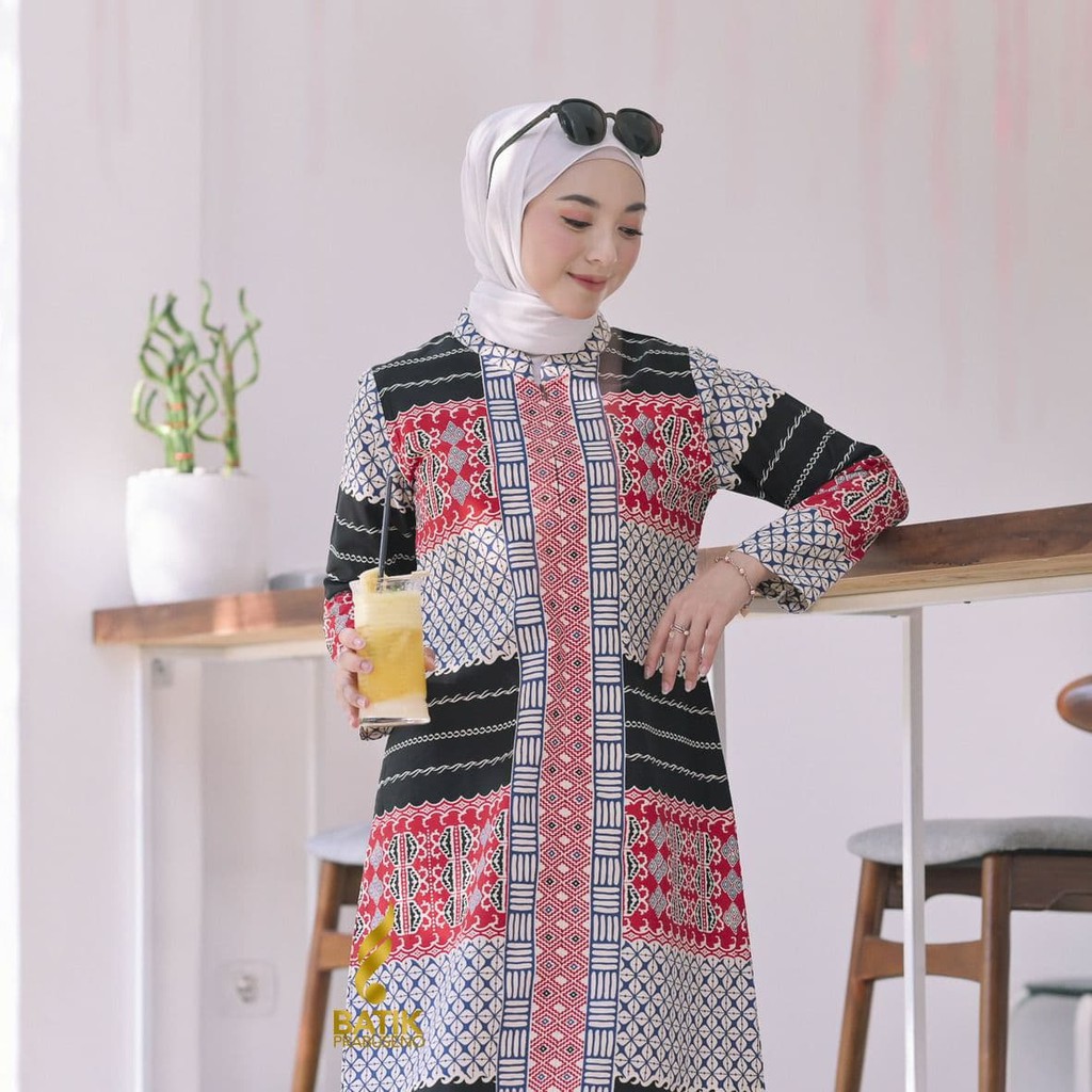 BATIK PRABUSENO TUNIK DEWI BATIK WANITA PRABUSENO / TUNIK WANITA / ATASAN WANITA / BLOUSE WANITA